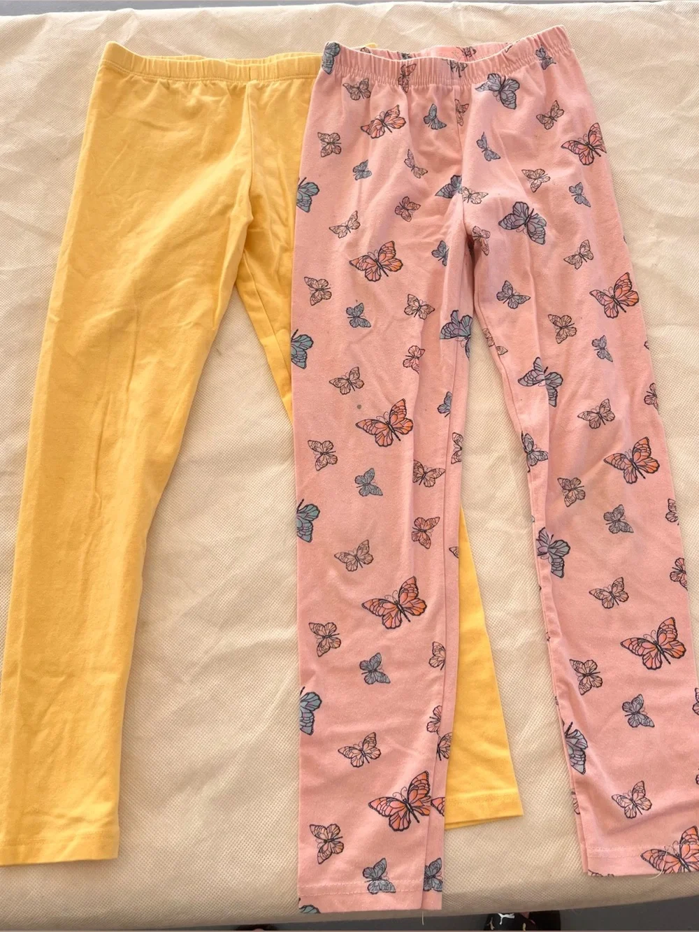 Place Bright Yellow Girls' Stretch Leggings size 7